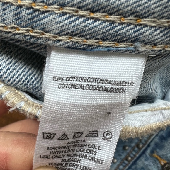 Free People Blue Jean Jacket with Studded Details - Picture 8 of 10